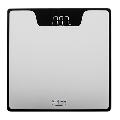 Adler | Bathroom Scale | AD 8174s | Maximum weight (capacity) 180 kg | Accuracy 100 g | Silver